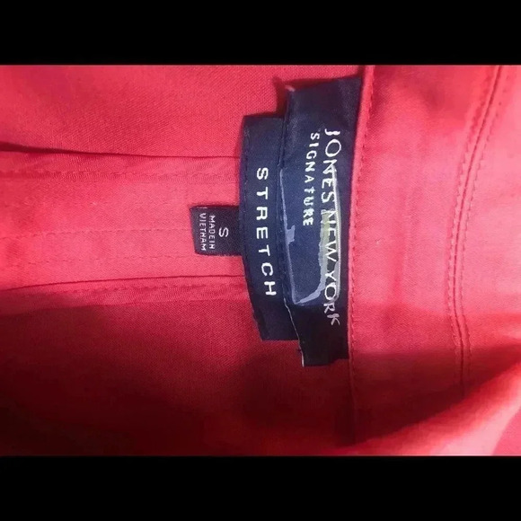 Jones newyork CORAL PINK UTILITY JACKET LONG SLEEVE COTTON SIZE Small - Picture 4 of 7